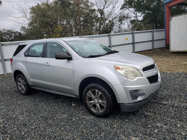 2GNALBEK0D1106967 - 2013 CHEVROLET EQUINOX LS SILVER photo 4