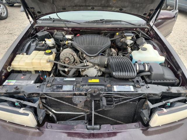 1G1BL52P1SR167689 - 1995 CHEVROLET CAPRICE / CLASSIC SS BURGUNDY photo 11