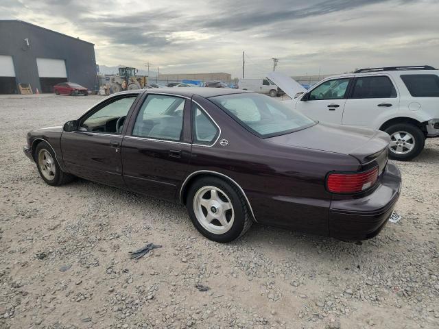 1G1BL52P1SR167689 - 1995 CHEVROLET CAPRICE / CLASSIC SS BURGUNDY photo 2