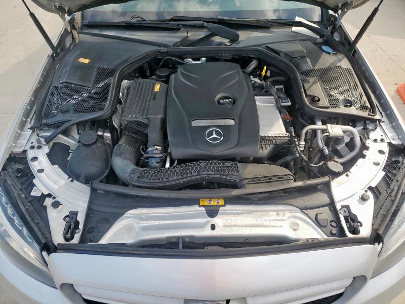 55SWF4KB7GU166105 - 2016 MERCEDES-BENZ C 300 4MATIC SILVER photo 11