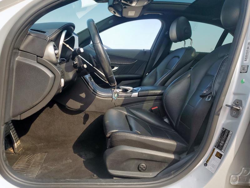 55SWF4KB7GU166105 - 2016 MERCEDES-BENZ C 300 4MATIC SILVER photo 7