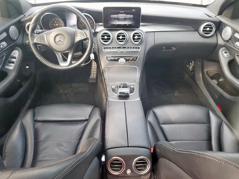 55SWF4KB7GU166105 - 2016 MERCEDES-BENZ C 300 4MATIC SILVER photo 8