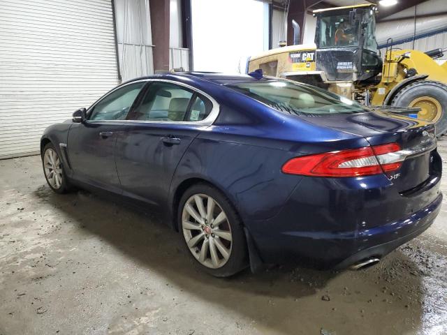 SAJWJ0EF8E8U19843 - 2014 JAGUAR XF BLUE photo 2