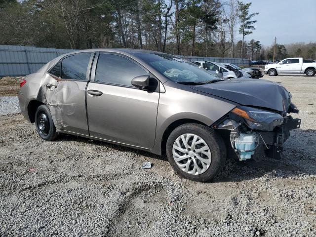 2T1BURHE1KC238594 - 2019 TOYOTA COROLLA L GRAY photo 4