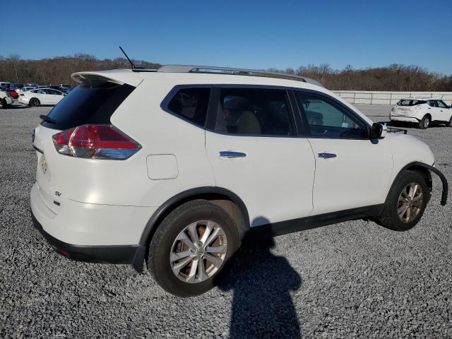 5N1AT2MT8EC827757 - 2014 NISSAN ROGUE S WHITE photo 3