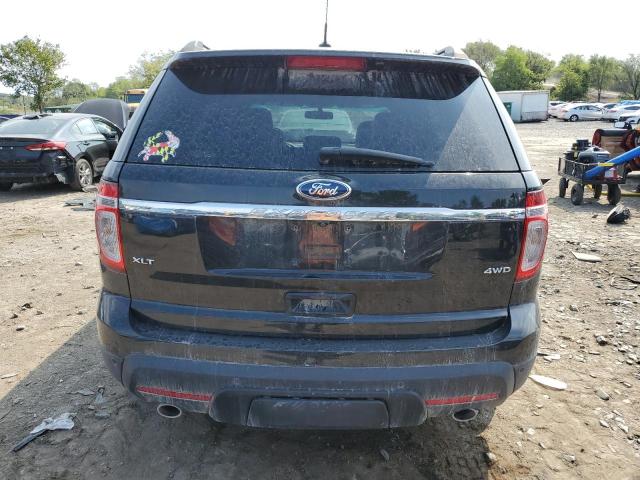1FM5K8D81EGB66214 - 2014 FORD EXPLORER XLT BLACK photo 6