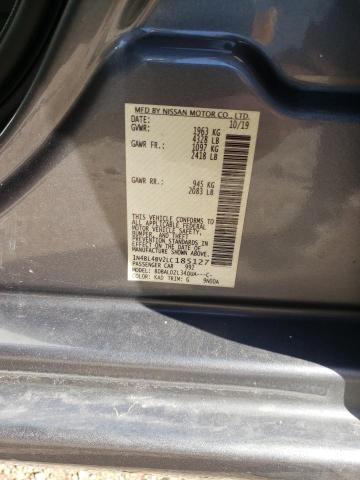 1N4BL4BV2LC185127 - 2020 NISSAN ALTIMA S GRAY photo 13