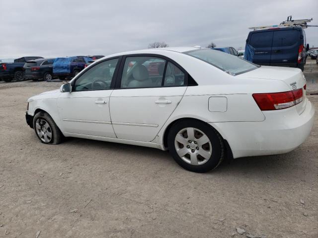 5NPET46C58H363642 - 2008 HYUNDAI SONATA GLS WHITE photo 2