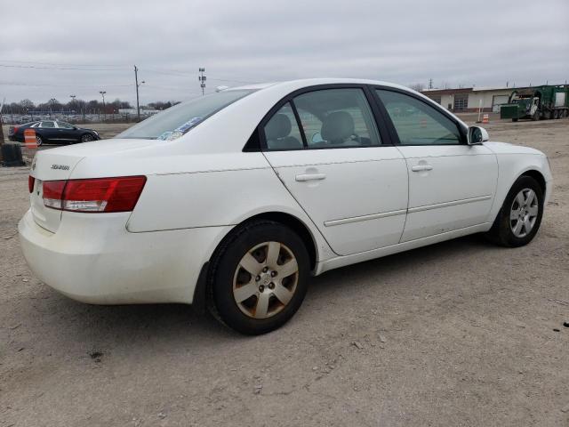 5NPET46C58H363642 - 2008 HYUNDAI SONATA GLS WHITE photo 3