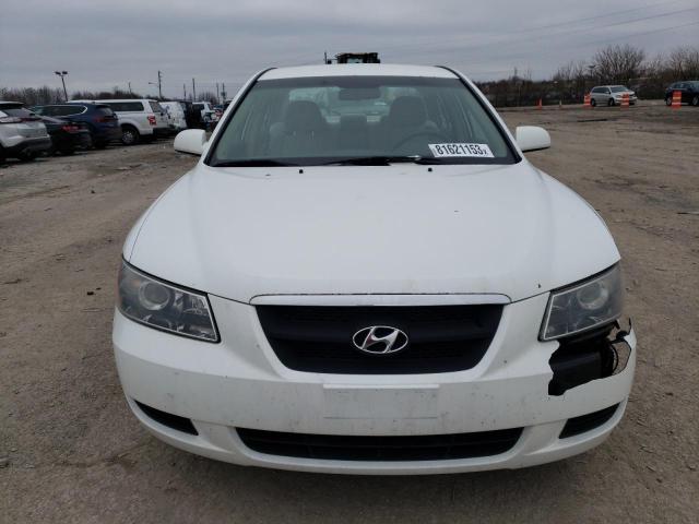 5NPET46C58H363642 - 2008 HYUNDAI SONATA GLS WHITE photo 5