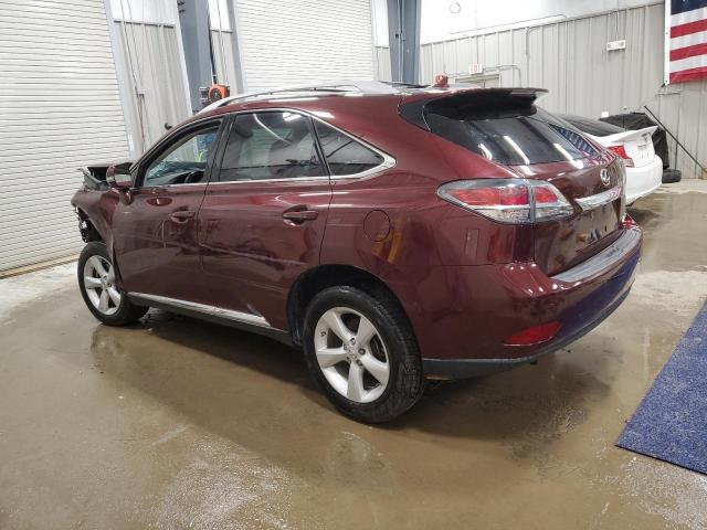 2T2BK1BA2DC158071 - 2013 LEXUS RX 350 BASE Bordo foto 2