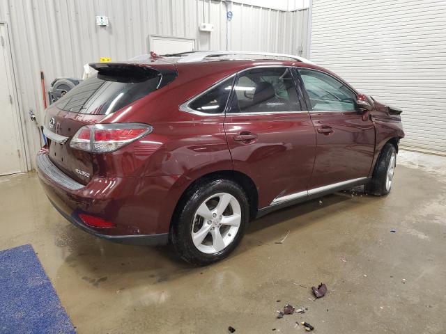 2T2BK1BA2DC158071 - 2013 LEXUS RX 350 BASE Bordo foto 3