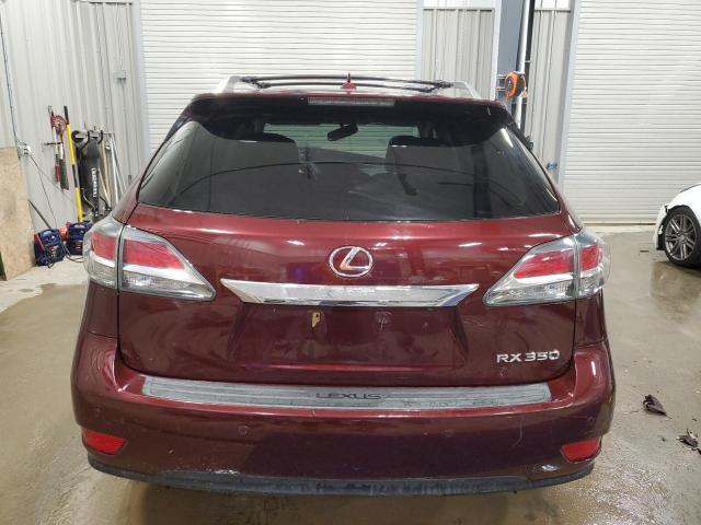 2T2BK1BA2DC158071 - 2013 LEXUS RX 350 BASE Bordo foto 6