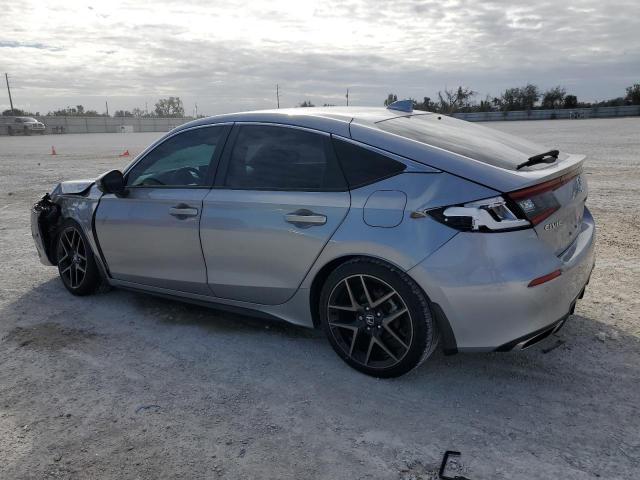 19XFL1H8XNE023379 - 2022 HONDA CIVIC SPORT TOURING SILVER photo 2