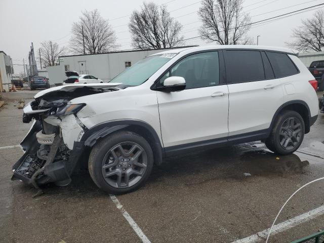 5FNYF8H55PB011149 - 2023 HONDA PASSPORT EXL WHITE photo 1