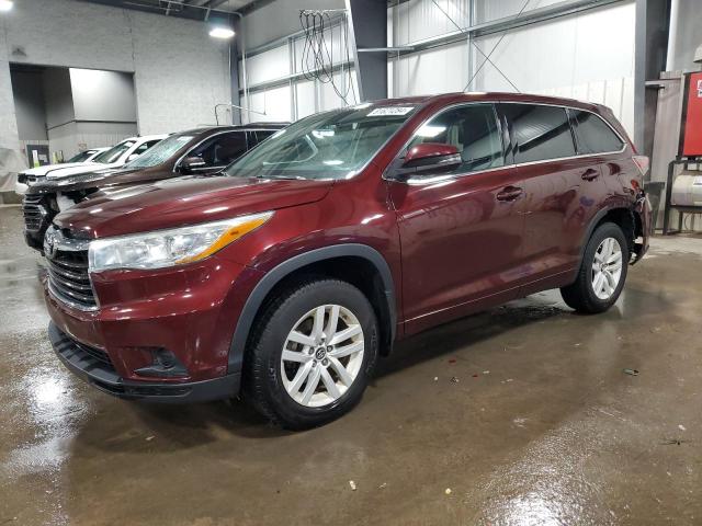 2016 TOYOTA HIGHLANDER LE, 