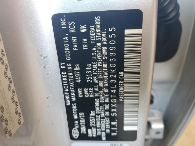 5XXGT4L32KG339055 - 2019 KIA OPTIMA LX Gümüş foto 13