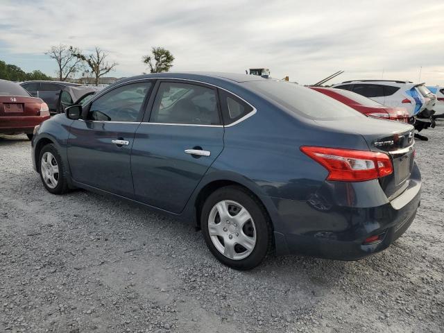 3N1AB7APXGY337698 - 2016 NISSAN SENTRA S BLUE photo 2