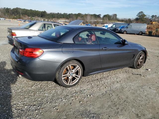 WBA3T3C50FP738729 - 2015 BMW 435 I GRAY photo 3