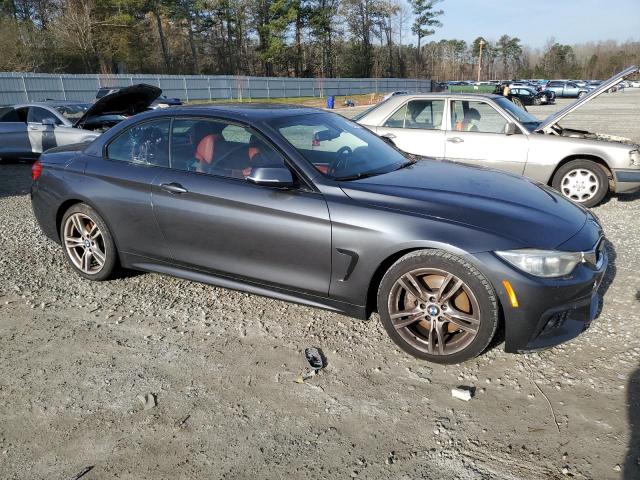 WBA3T3C50FP738729 - 2015 BMW 435 I GRAY photo 4