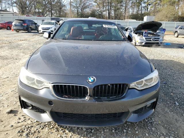 WBA3T3C50FP738729 - 2015 BMW 435 I GRAY photo 5