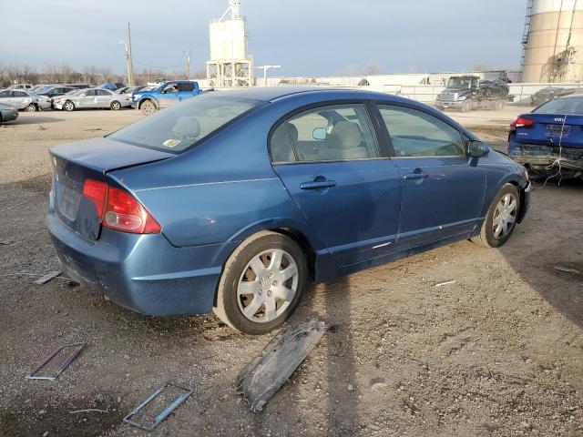 1HGFA16576L068692 - 2006 HONDA CIVIC LX BLUE photo 3