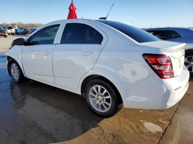 1G1JD5SH7J4116646 - 2018 CHEVROLET SONIC LT WHITE photo 2