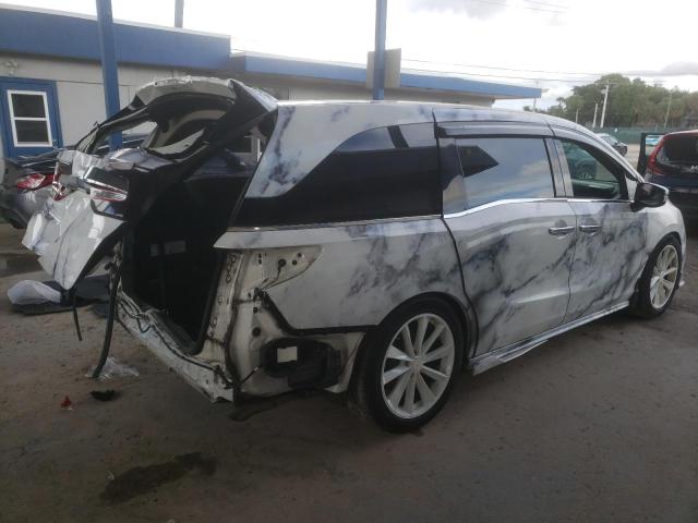 5FNRL6H96JB096658 - 2018 HONDA ODYSSEY ELITE Biały zdjęcie 3