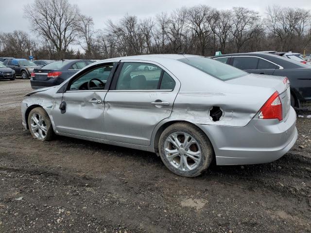 3FAHP0HA3CR241637 - 2012 FORD FUSION SE SILVER photo 2