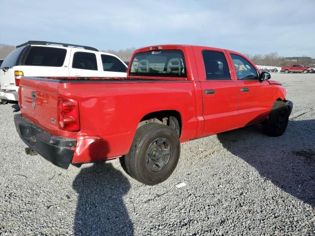 1D7HE28N75S186606 - 2005 DODGE DAKOTA QUAD RED photo 3