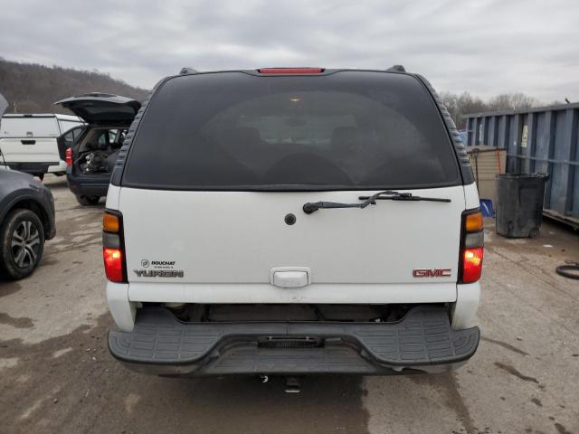 1GKEK13T05J187726 - 2005 GMC YUKON WHITE photo 6