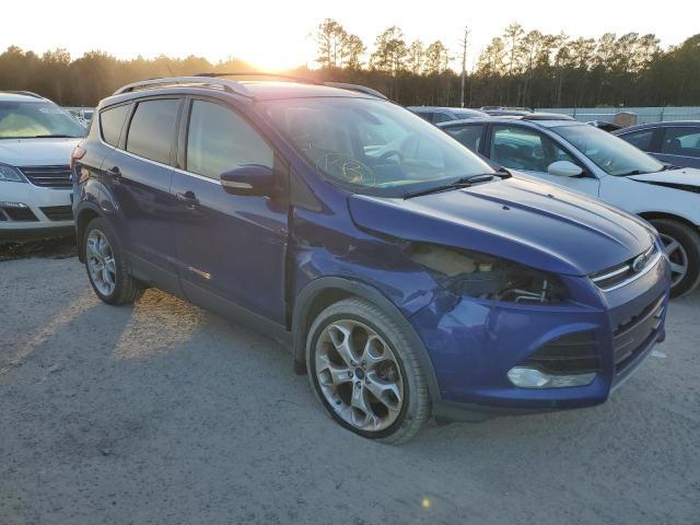 1FMCU9J98EUB60979 - 2014 FORD ESCAPE TITANIUM BLUE photo 4