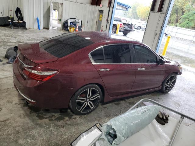 1HGCR2F54GA040895 - 2016 HONDA ACCORD SPORT წითელი ფოტო 3