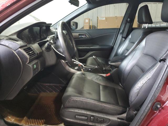 1HGCR2F54GA040895 - 2016 HONDA ACCORD SPORT წითელი ფოტო 7