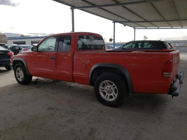 1B7GL12X22S539703 - 2002 DODGE DAKOTA BASE RED photo 2