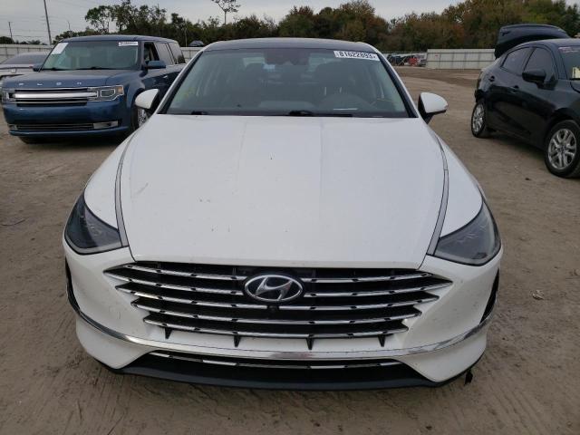 KMHL54JJ9MA021941 - 2021 HYUNDAI SONATA HYBRID WHITE photo 5