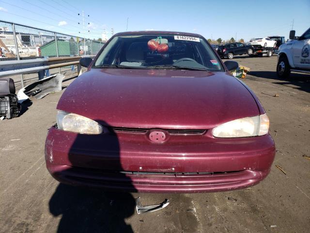 1Y1SK5287WZ416274 - 1998 CHEVROLET GEO PRIZM BASE MAROON photo 5