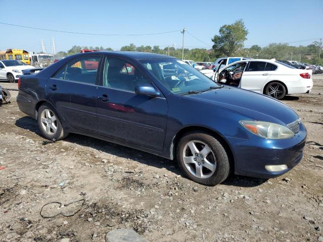 4T1BF30K43U056512 - 2003 TOYOTA CAMRY LE BLUE photo 4
