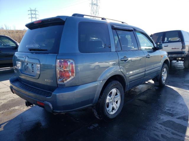 5FNYF18218B028786 - 2008 HONDA PILOT VP BLUE photo 3