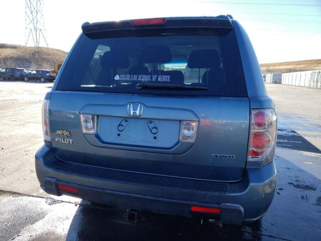 5FNYF18218B028786 - 2008 HONDA PILOT VP BLUE photo 6