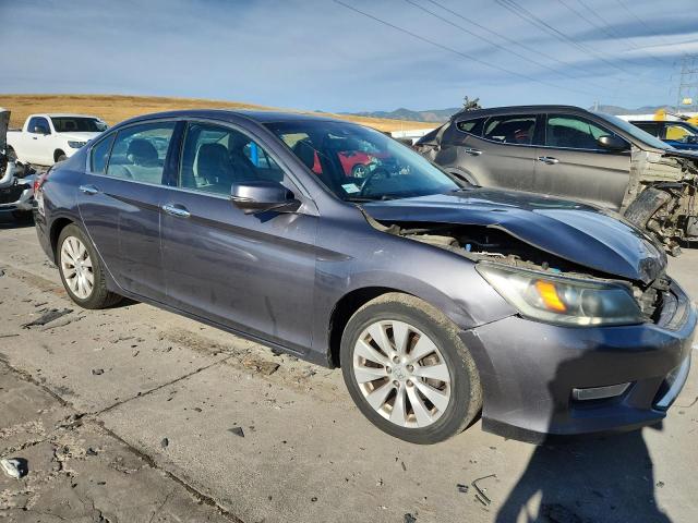 1HGCR3F87DA020068 - 2013 HONDA ACCORD EXL GRAY photo 4