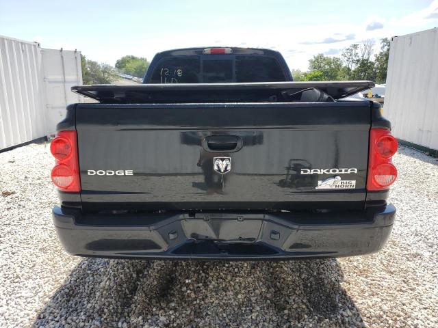 1D7RW3GP2BS592704 - 2011 DODGE DAKOTA SLT BLACK photo 6