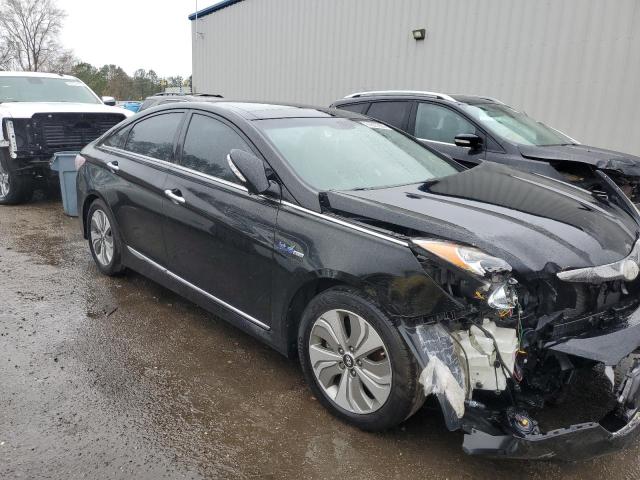 KMHEC4A49EA109169 - 2014 HYUNDAI SONATA HYBRID BLACK photo 4