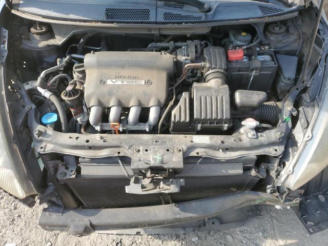 JHMGD38657S005768 - 2007 HONDA FIT S BLACK photo 11