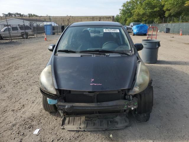 JHMGD38657S005768 - 2007 HONDA FIT S BLACK photo 5