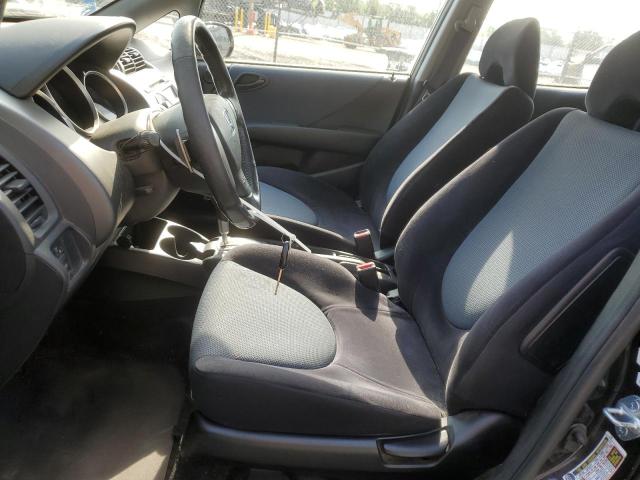JHMGD38657S005768 - 2007 HONDA FIT S BLACK photo 7