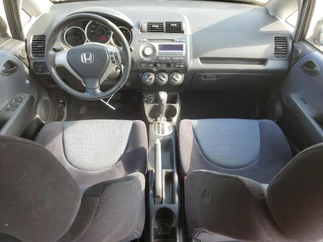 JHMGD38657S005768 - 2007 HONDA FIT S BLACK photo 8