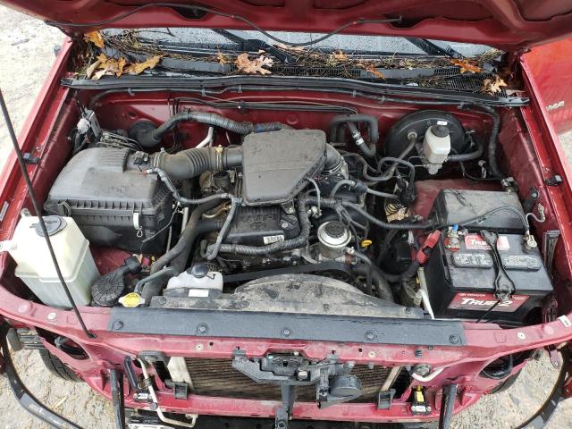 5TEPX42N77Z374321 - 2007 TOYOTA TACOMA RED photo 11