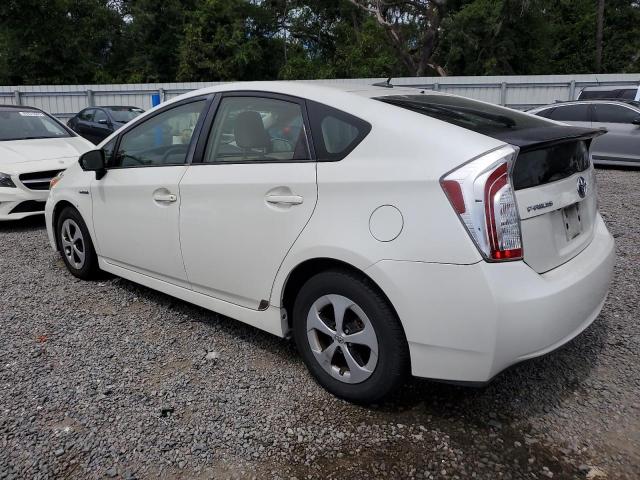 JTDKN3DU7F1985859 - 2015 TOYOTA PRIUS WHITE photo 2