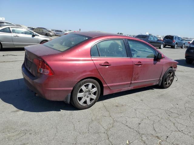 2HGFA16598H531481 - 2008 HONDA CIVIC LX BURGUNDY photo 3